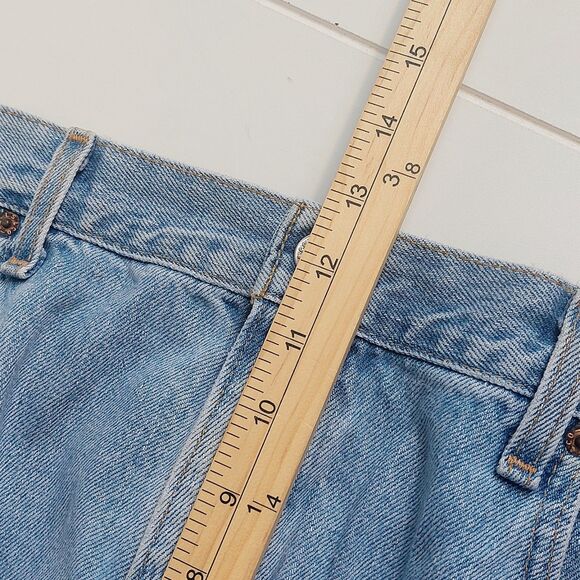 Vintage Levis 560 Loose Fit Tapered Leg Men's 38x31 Jeans Light Wash 90's USA - Picture 7 of 10